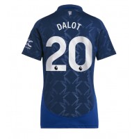 Dámy Fotbalový dres Manchester United Diogo Dalot #20 2024-25 Venkovní Krátký Rukáv